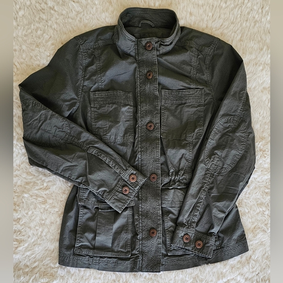 L.L. Bean Jackets & Blazers - LL Bean Olive Green Utility Jacket - Size Small